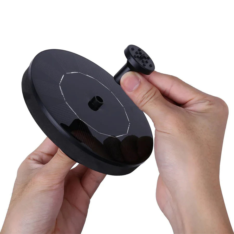 מזרקת שמש לגינה: משכו את הציפורים באלגנטיות