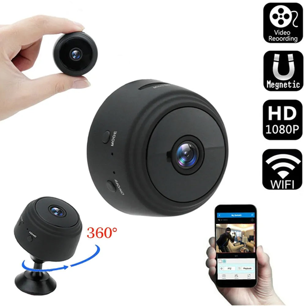 Mini WiFi Magnetische Camera: Discrete en Effectieve Beveiliging 